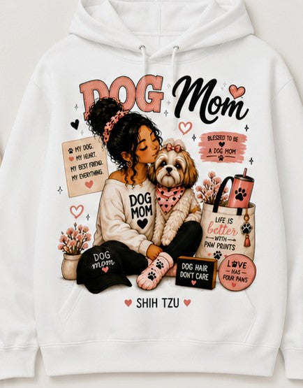 Dog Mom Hoodies