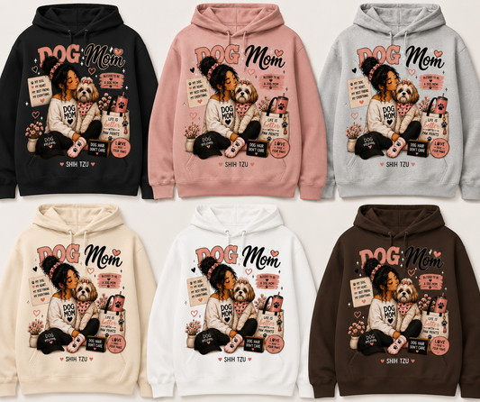 Dog Mom Hoodies