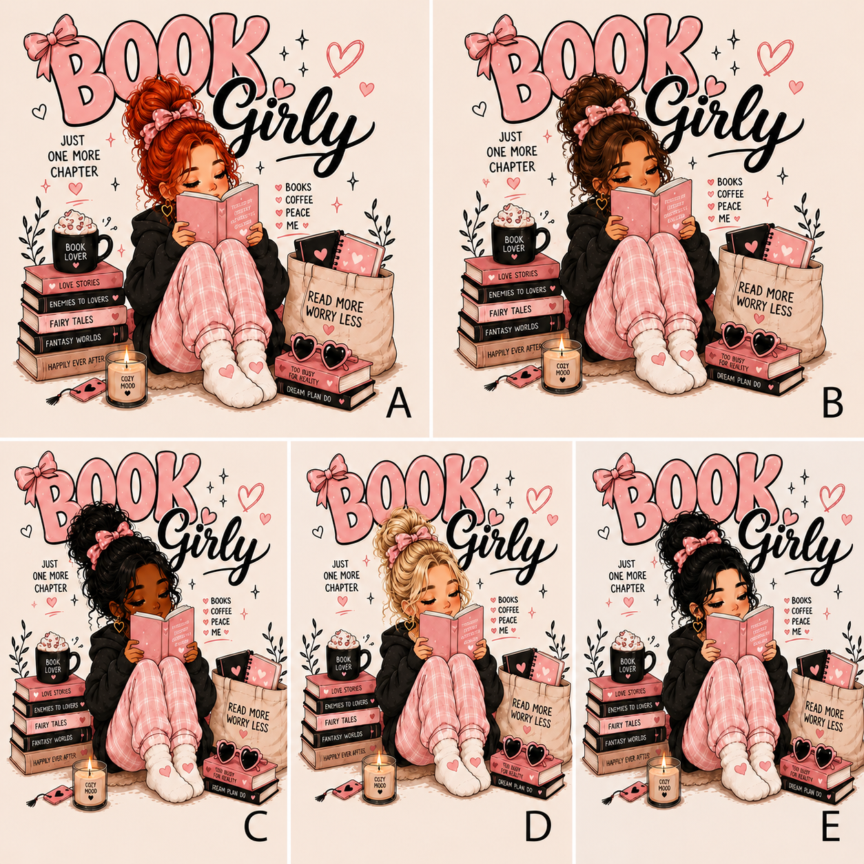 Book Girly Hoodie