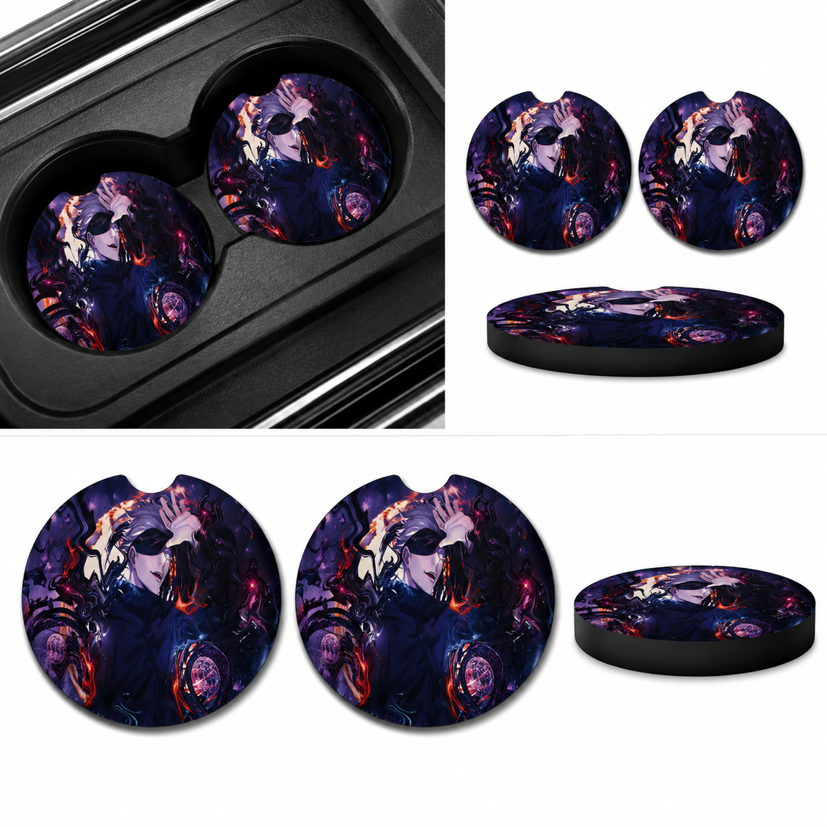 Anime Car Coasters