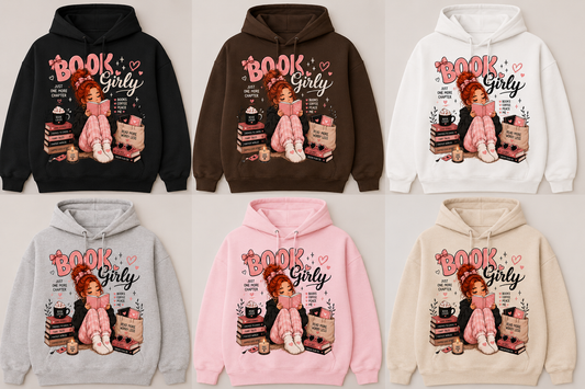 Book Girly Hoodie