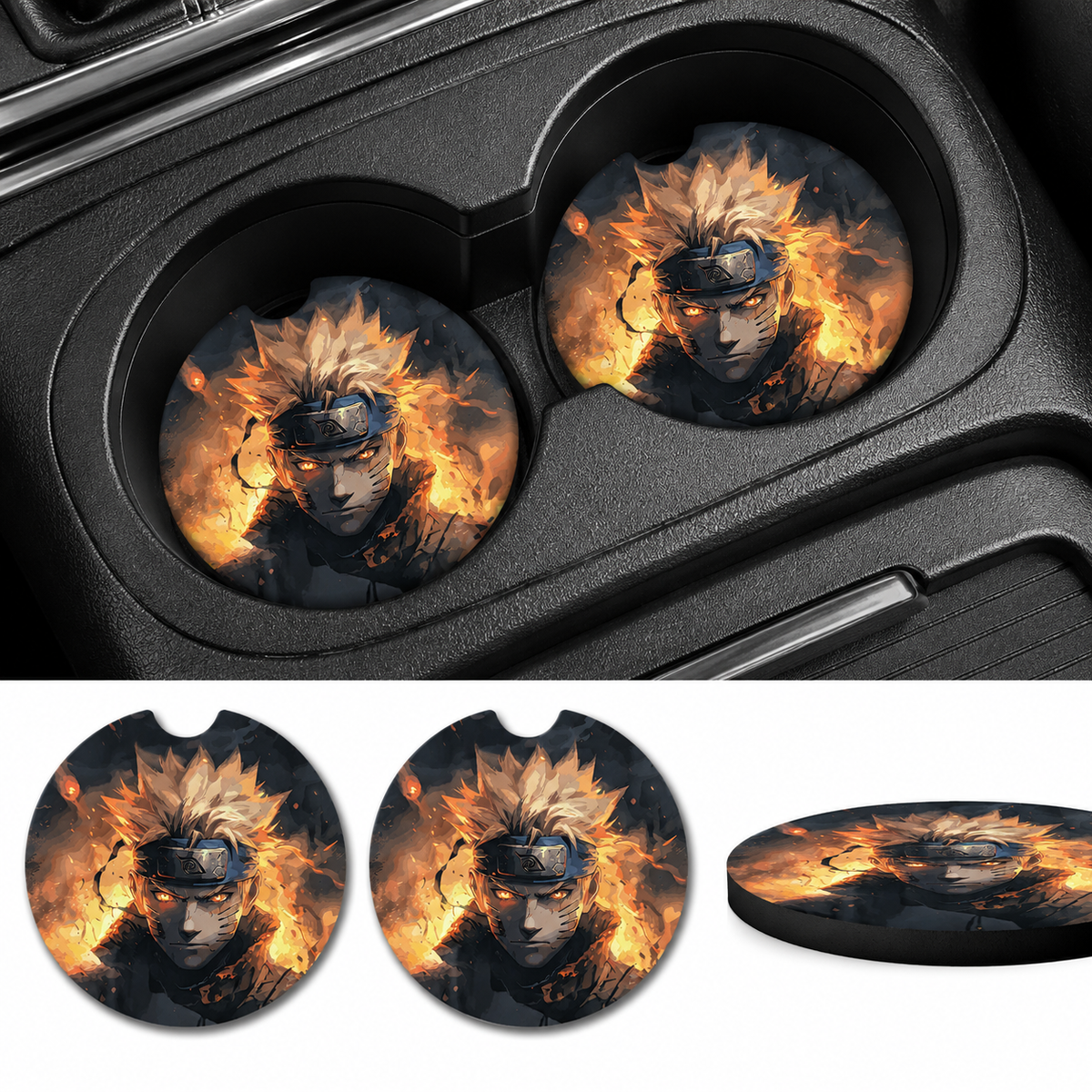 Anime Car Coasters